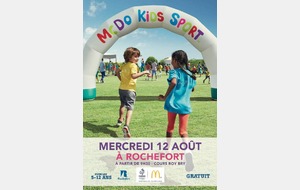 Participation au McDo Kids Sport