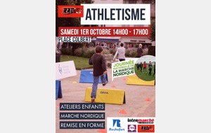 1er Octobre : Initiation à l'athlétisme