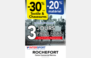 Weekend Intersport : Challenges !