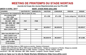 8 avril - Meeting de printemps - Niort