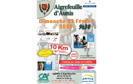 10km d'Aigrefeuille offert par le club