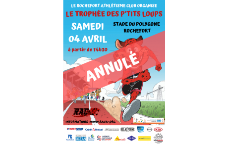 Annulation du Trophée des P'tits Loups